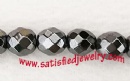 2mm-16mm Hematite cutting round beads HEMA0001
