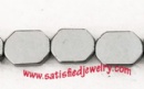 7.7X6.2X2.1mm Hematite Beads - HEMA0022