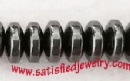 6.3x2.7mm Hematite Beads - HEMA0034