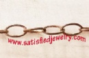 3.6x2.0x0.3x0.2mm Flat Brass chains - CHAIN0207