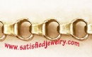 4.6x3.2x0.3mm Brass chains - CHAIN0348