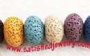 11x16.5mm Lava beads - LAVA0014