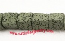 Lava cube beads - LAVA0017