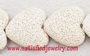 29x29x8.9mm Lava Heart beads - LAVA0018