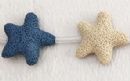 40.6x10.6mm Lava Star beads - LAVA0021