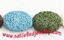 27x19.8mm Lava Oval beads - LAVA0024