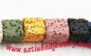 10mm Lava cube beads - LAVA0039