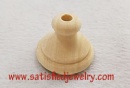 31.4x38.3mm Wood Bead - WOOD0024