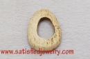 45.4x32mm Wood Bead - WOOD0010