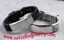 Silicone Titanium Bracelets - LEATHER0002