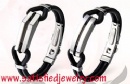 PU leather Stainless steel Bracelets - LEATHER0004
