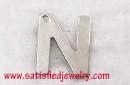 11x9mm Stainless steel Letters - STEEL0056
