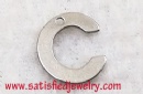 11x9.7mm Stainless steel Letters - STEEL0045