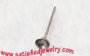 3.0mm stainless steel earrings - STEEL0122