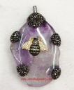 Gemstone Pendant - STFGP00013 - Amethyst